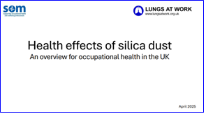 Health effects of silica dust - an overview for occupational health in the UK