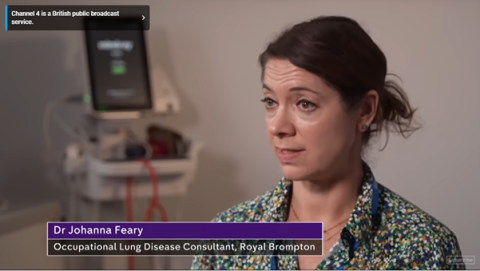 Dr Johanna Feary on Channel 4 news